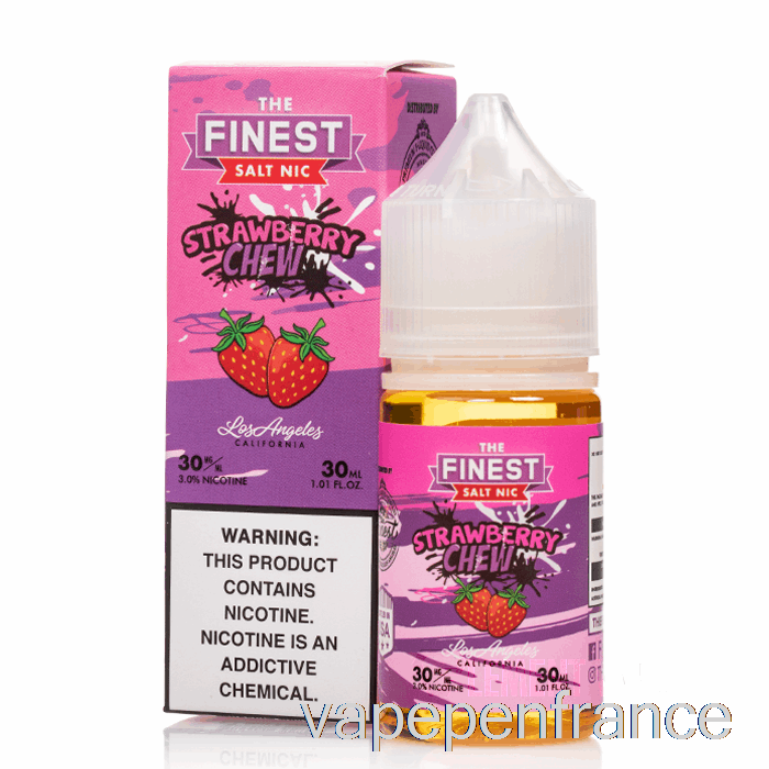 Fraise à Mâcher - La Meilleure édition De Bonbons Sel Nic - 30 Ml 50 Mg Stylo Vape